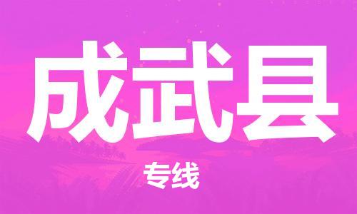 天津到成武县物流专线-天津到成武县货运公司-价格从优「快运直达」