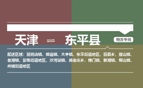 天津到东平县物流专线-天津到东平县货运公司-价格从优「安全高效」