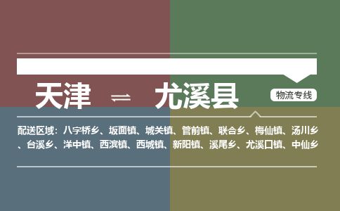 天津到尤溪县物流公司-天津至尤溪县专线「物流专线市县闪送」