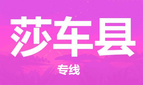 天津到莎车县物流公司-天津至莎车县货运专线日用品运输专线