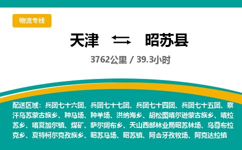 天津到昭苏县货运公司_天津到昭苏县物流货运专线普通货物运输专线