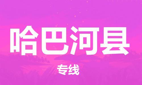 天津到哈巴河县物流专线-天津至哈巴河县货运公司物流专线时效稳定