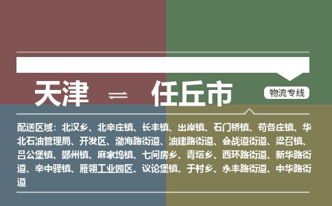 天津到任丘市物流公司-天津至任丘市货运专线「保价运输」