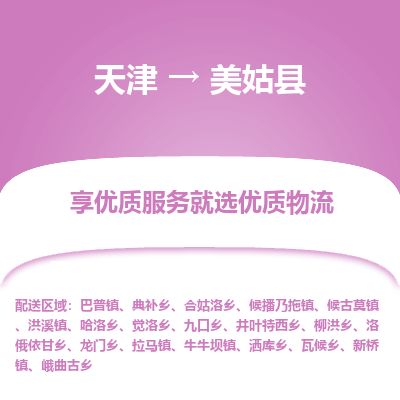 天津到美姑县物流专线-天津到美姑县货运公司-价格从优「按时送达」