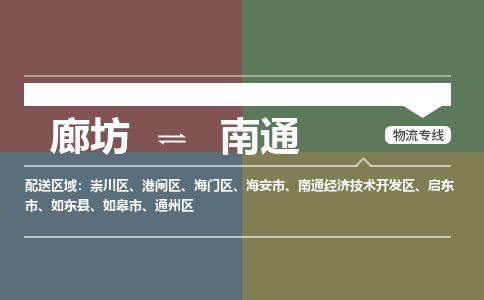 廊坊到南通物流专线-廊坊至南通货运公司【大型物件运输专线】