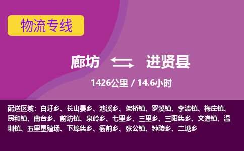 廊坊到进贤县货运公司_廊坊到进贤县物流专线「多久时间」