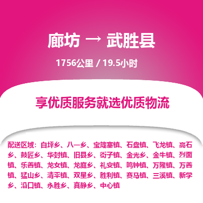 廊坊到武胜县货运公司_廊坊到武胜县物流专线「省时省心」