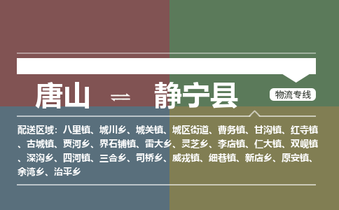 唐山到静宁县物流专线-高效便捷的唐山至静宁县物流公司