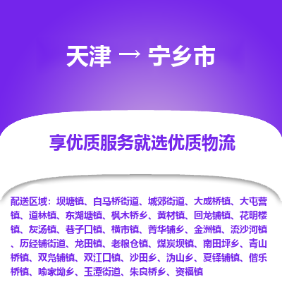 天津到宁乡市物流专线-电商货物运输专线「丢损必赔」