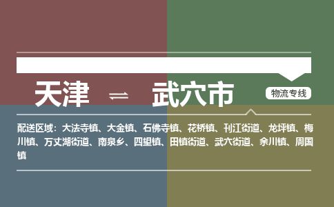 天津到武穴市物流专线-天津到武穴市货运公司-价格从优「急件托运」