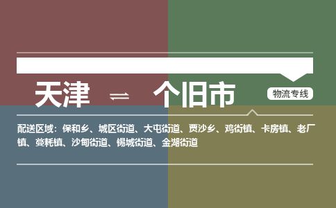 天津到个旧市货运公司_天津到个旧市物流货运专线电动车托运专线