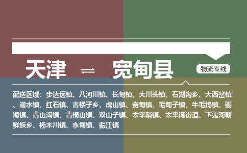 天津到宽甸县物流专线-天津到宽甸县货运公司-价格从优「高效准时」