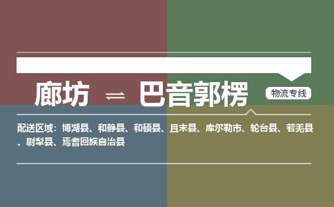 廊坊到巴音郭楞物流专线-廊坊至巴音郭楞货运公司【建筑材料运输专线】