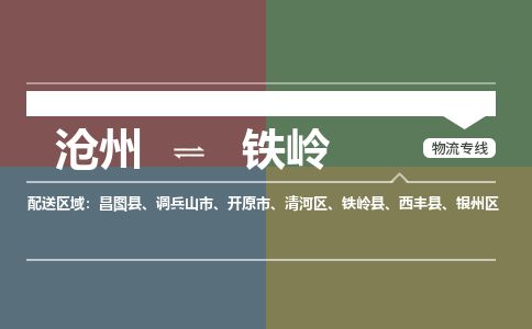 沧州到铁岭物流公司-沧州至铁岭专线-的一站式物流解决方案